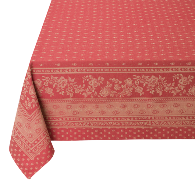 Jacquard tablecloth Teflon (Marat d'Avignon Durance bordeaux)